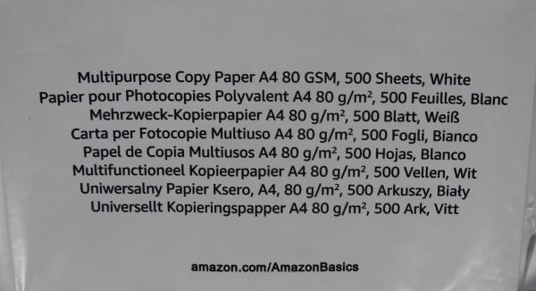 Drucker Kopier Papier DIN A4 80g/m² 500 Blatt je Packung